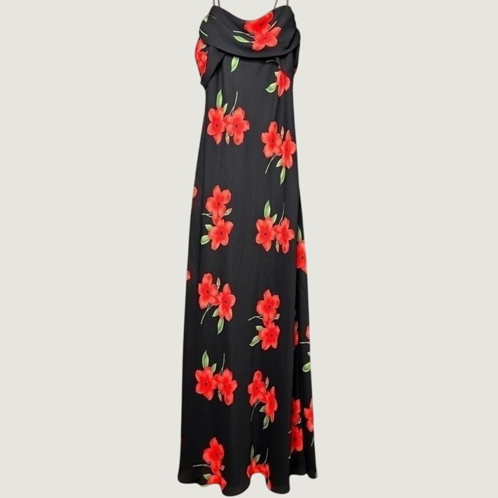Vntage Whimsigoth Fairy Maxi Dress Women 14 Romantic Ruffle Winged Dark Academia